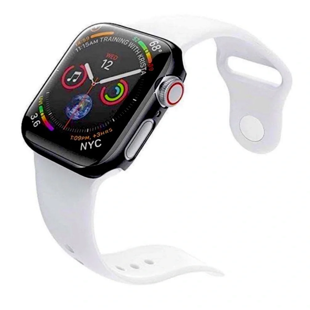 New Unisex Black Glossy Apple Watch Bumper Case for 40mm